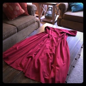 Torrid dress in wine color.